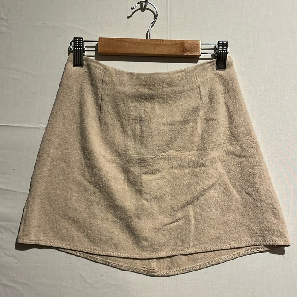 princess polly sand selby mini skirt